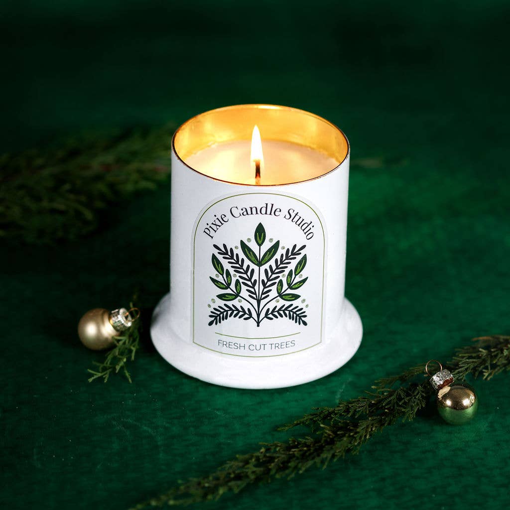 Pixie Candle Studio - Wholesale Jar/Filled Candle - Luxury Candles-Fresh Cut Trees1