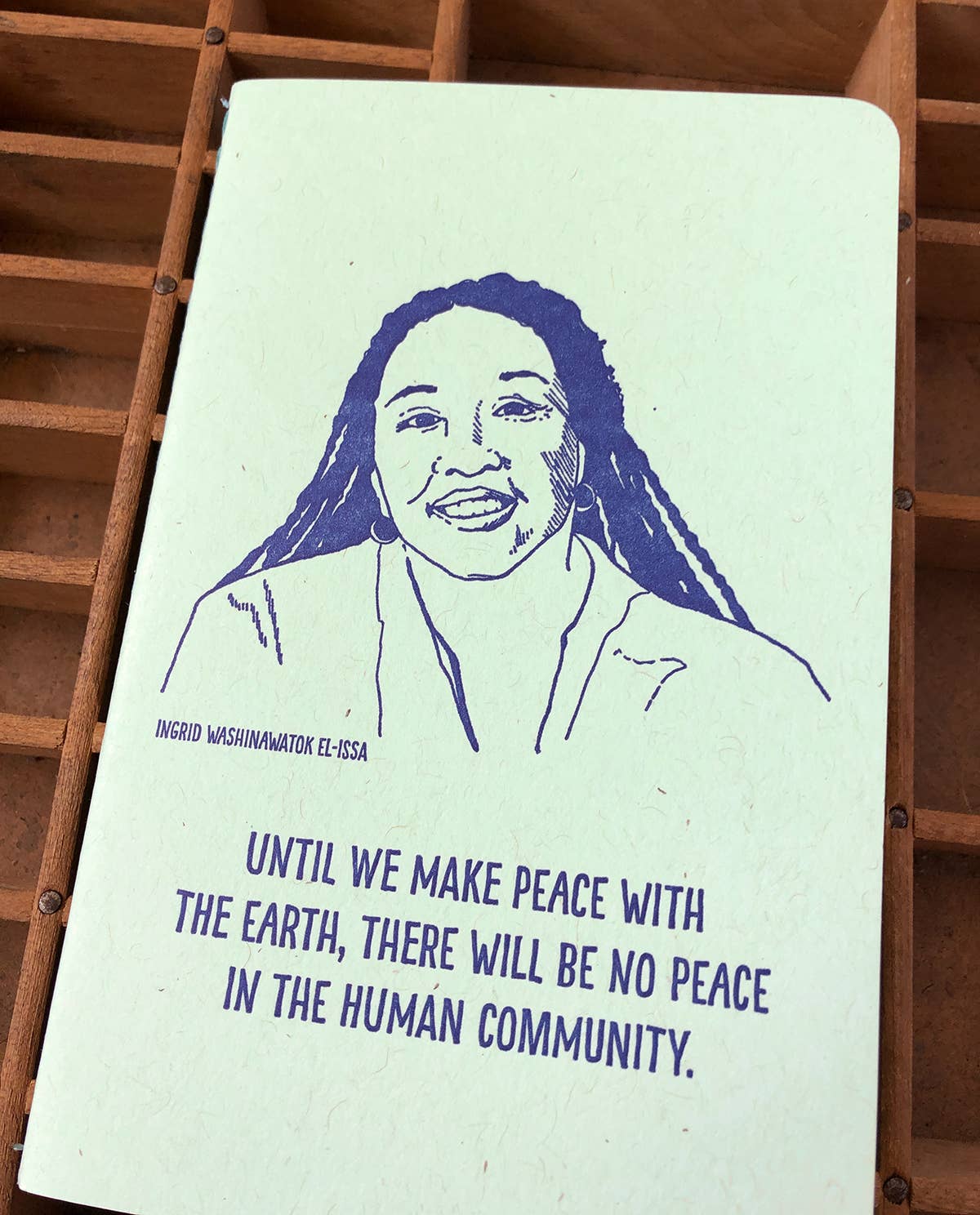 Blackbird Letterpress - Vente Cahiers - Carnet Ingrid Washinwatok El-Issa2