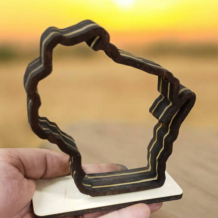 Wisconsin Havglas Skyggeboks 4 Stilarter for engroshandel hos Sea Glass Displays