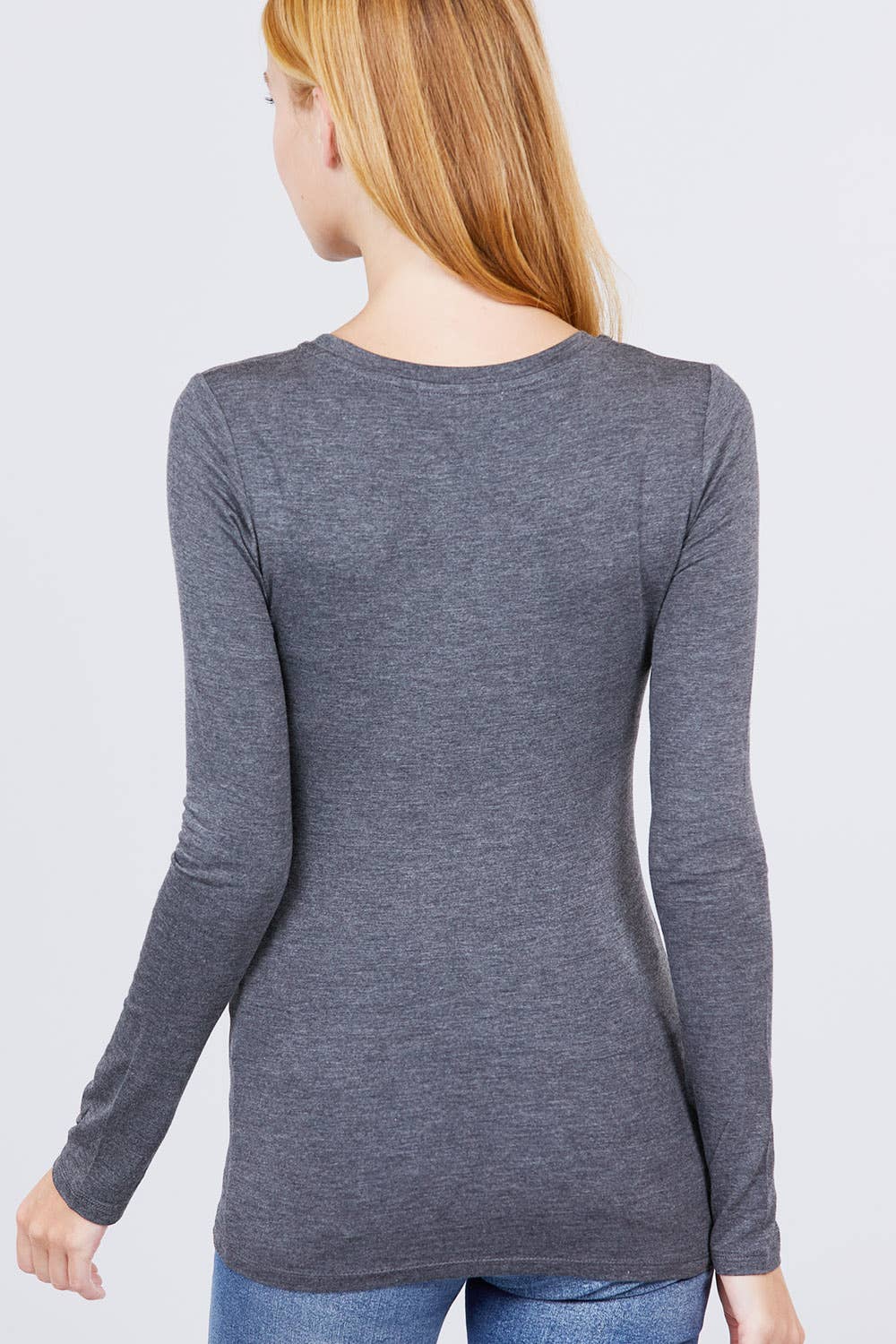 Active Basic | Active USA - Wholesale Knit Top - Women's - Long Sleeve Round Neck Top5