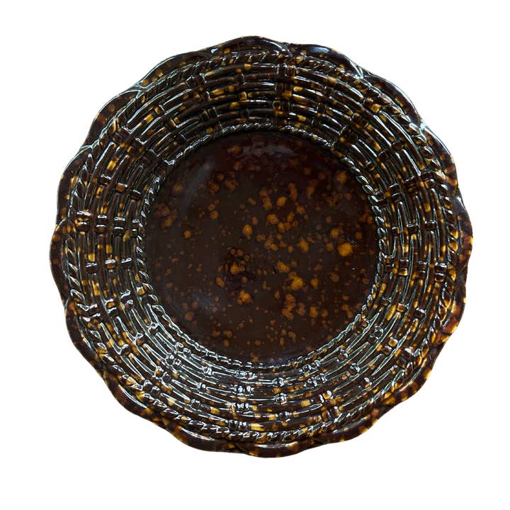 Basket Jubilee Dinner Plate in Tortoise and other Purchase Wholesale borse juta. Free Returns & Net 60 Terms on Faire trending on Faire.