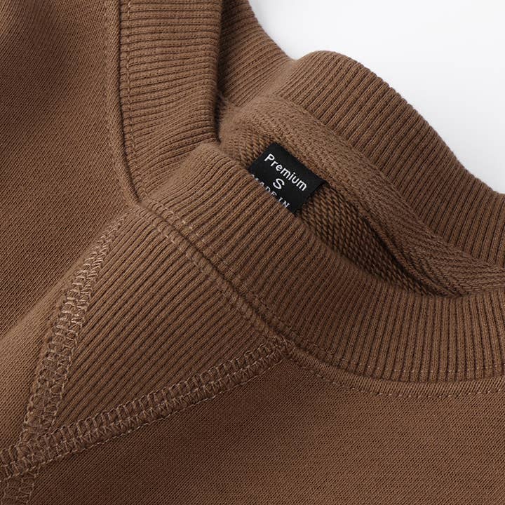 Rosa Clothing - Wholesale Sweatshirt - Women's - Athleisure loose fit plain cotton crewneck Sweatshirt22