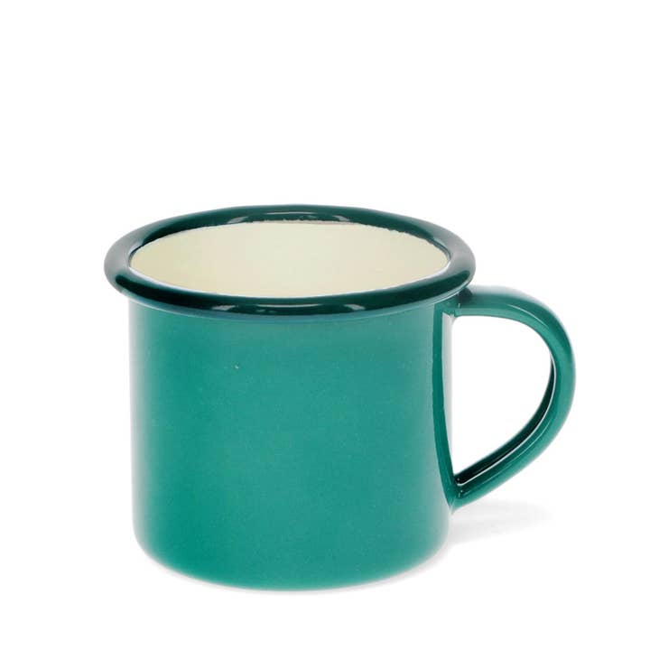 Rex London UK - Wholesale Coffee Mug - Enamel Espresso Mug 150Ml - Teal