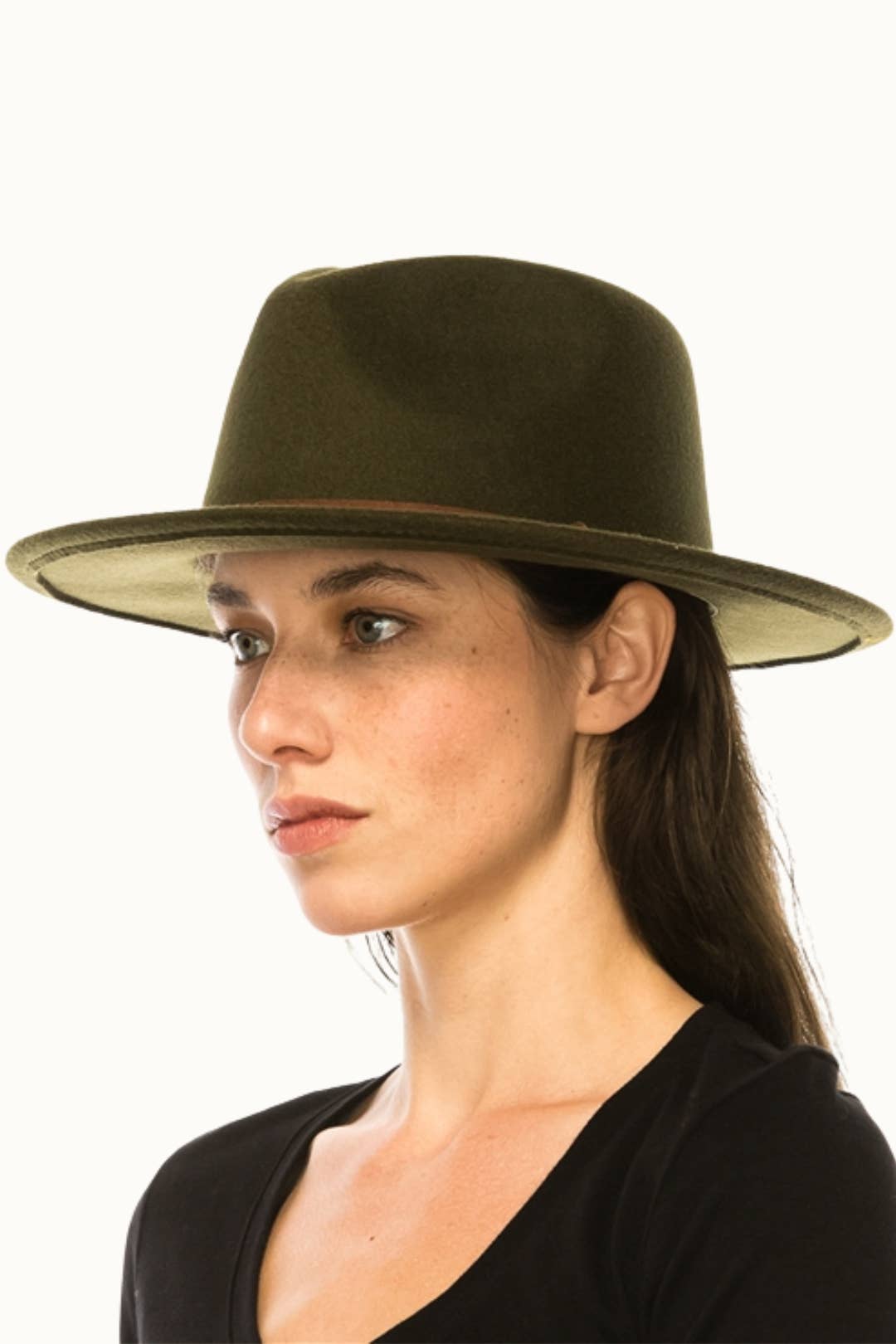 Olive & Pique - Wholesale Fedora - Women's - Vegan Poly Wool Rancher Hat 2.75" Brim, Unisex, Adjustable 7