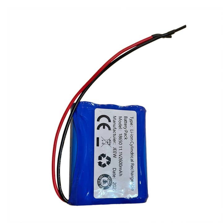 FIXTUREDISPLAYS - Wholesale Portable Charger - 2.5X2X0.7" Li-ion Cylindrical Rechargeable Battery Pack 12V (nominal) 2600mAH 10107-BATTERY1