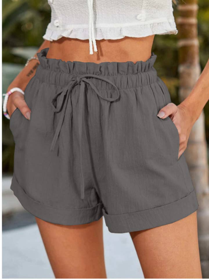 Wholesalesir - Wholesale Shorts - Women's - Solid Color Loose Casual Fashion Shorts