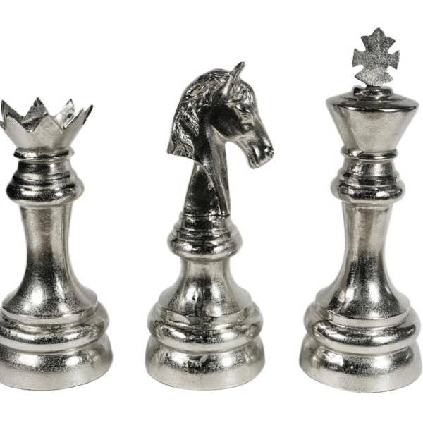 Queen King Horse Silver Chess Figure in Raw Look and other Purchase Wholesale hobby pferd. Free Returns & Net 60 Terms on Faire trending on Faire.