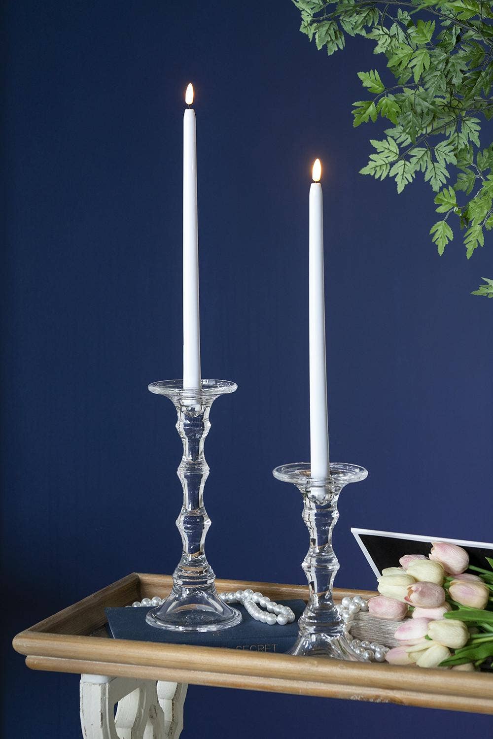 A&B Home Group Inc. - Wholesale Flameless Candle - S/2 15"H LED White LED Taper Candles with Remote Timer7