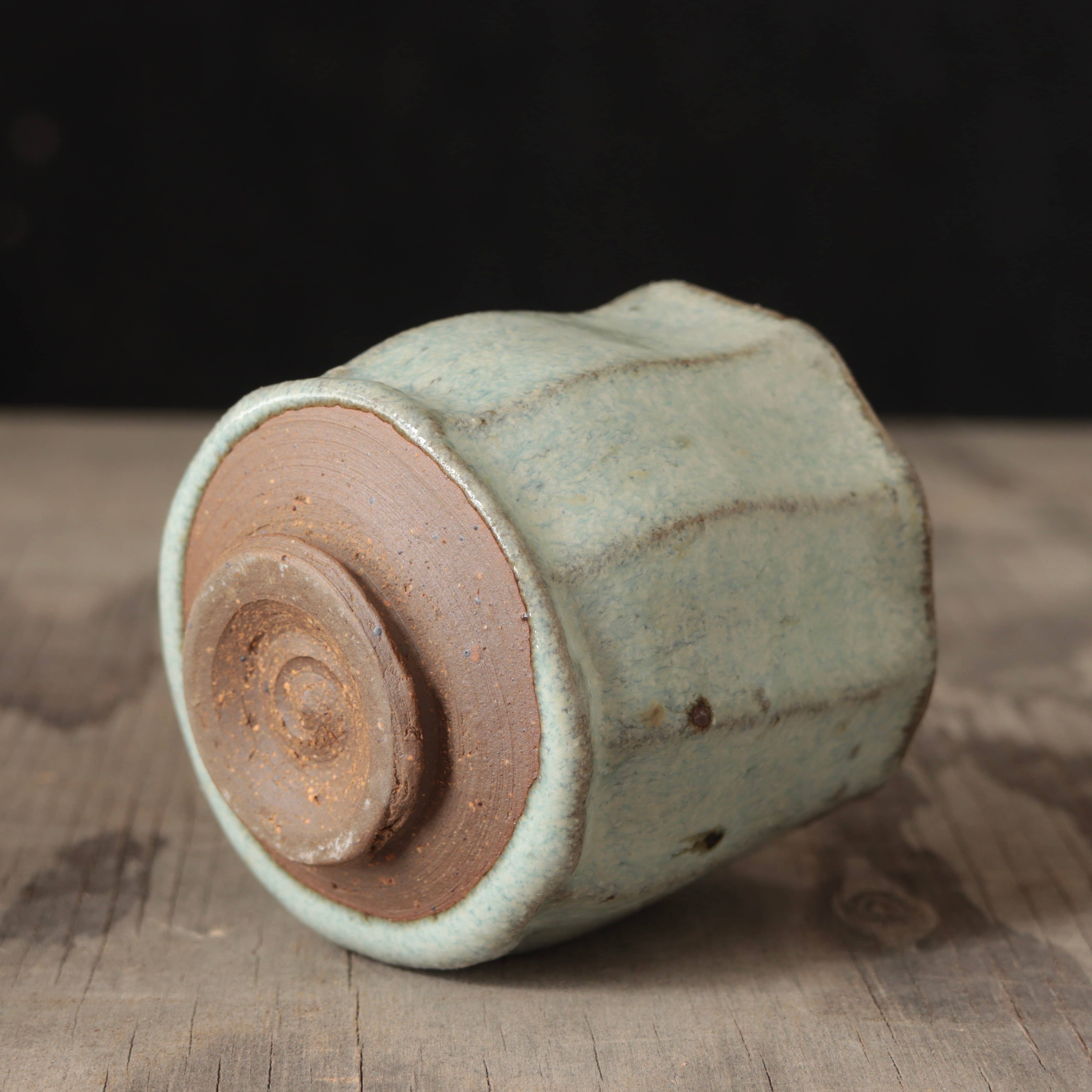 Matt Fishman Pottery - Wholesale Drinking Glass/Cup - Wild Clay and Glaze Sake Cup Nuka White8