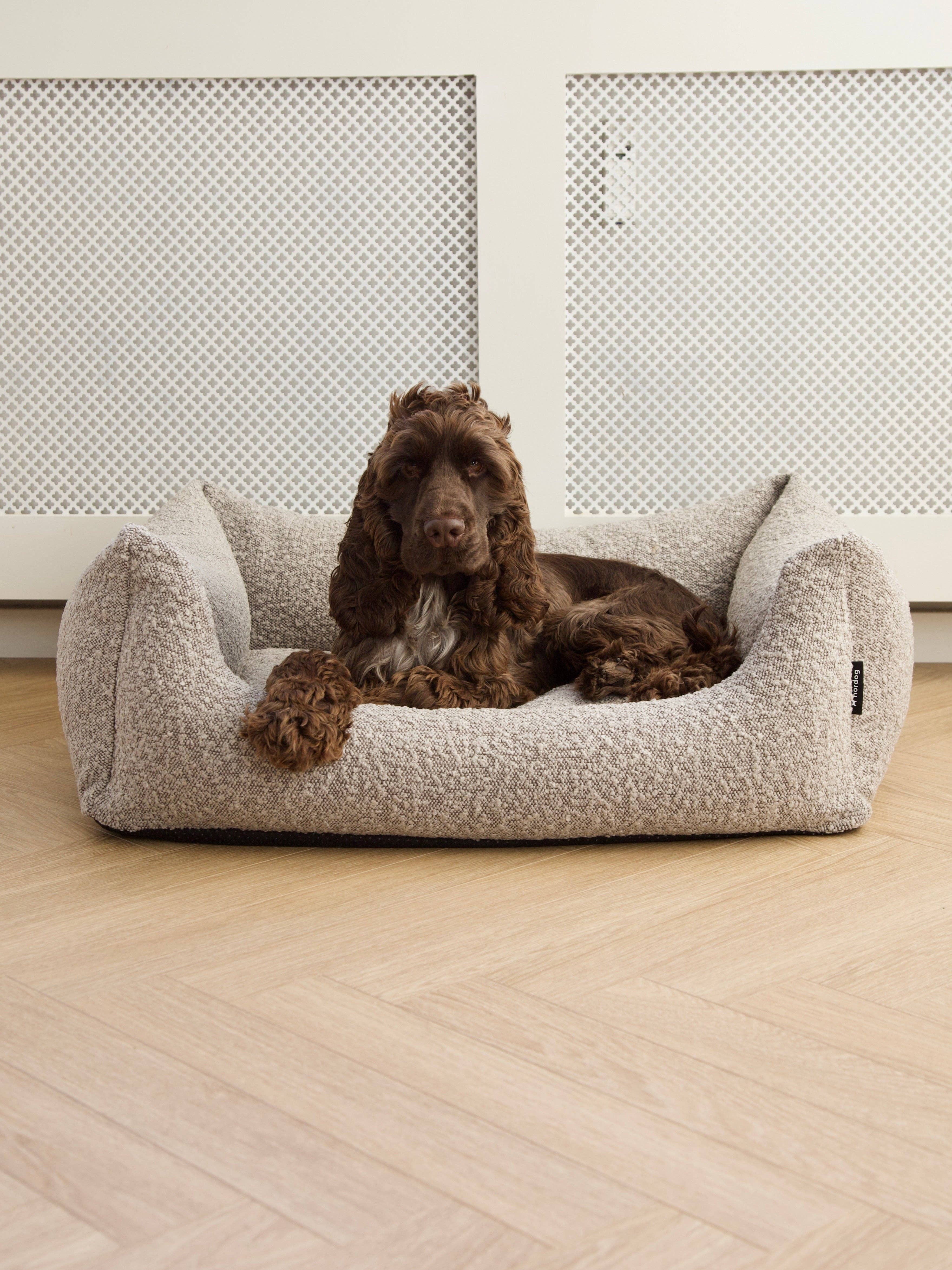 Nordog - Wholesale Bed voor huisdieren - Hond - BILLY hondenmand van bouclé stof in taupe6