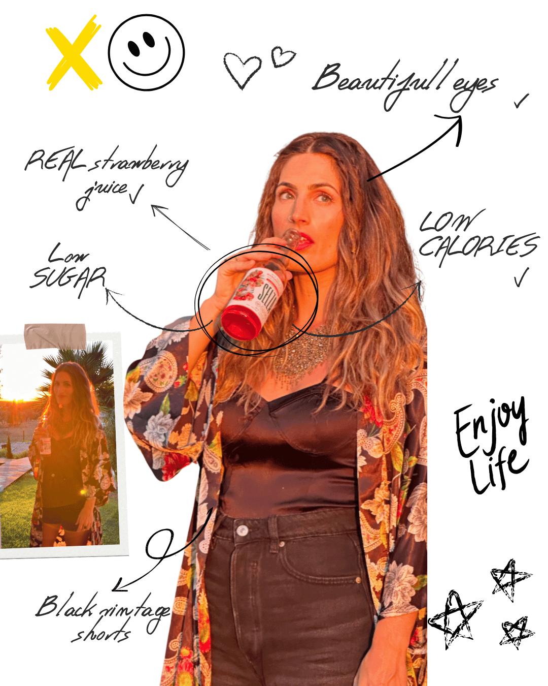 SELZA - Vendita all'ingrosso Mix/sciroppo per cocktail - Cocktail Margarita Fragola & Lampone – Confezione da 24 bottiglie da 33 cl4