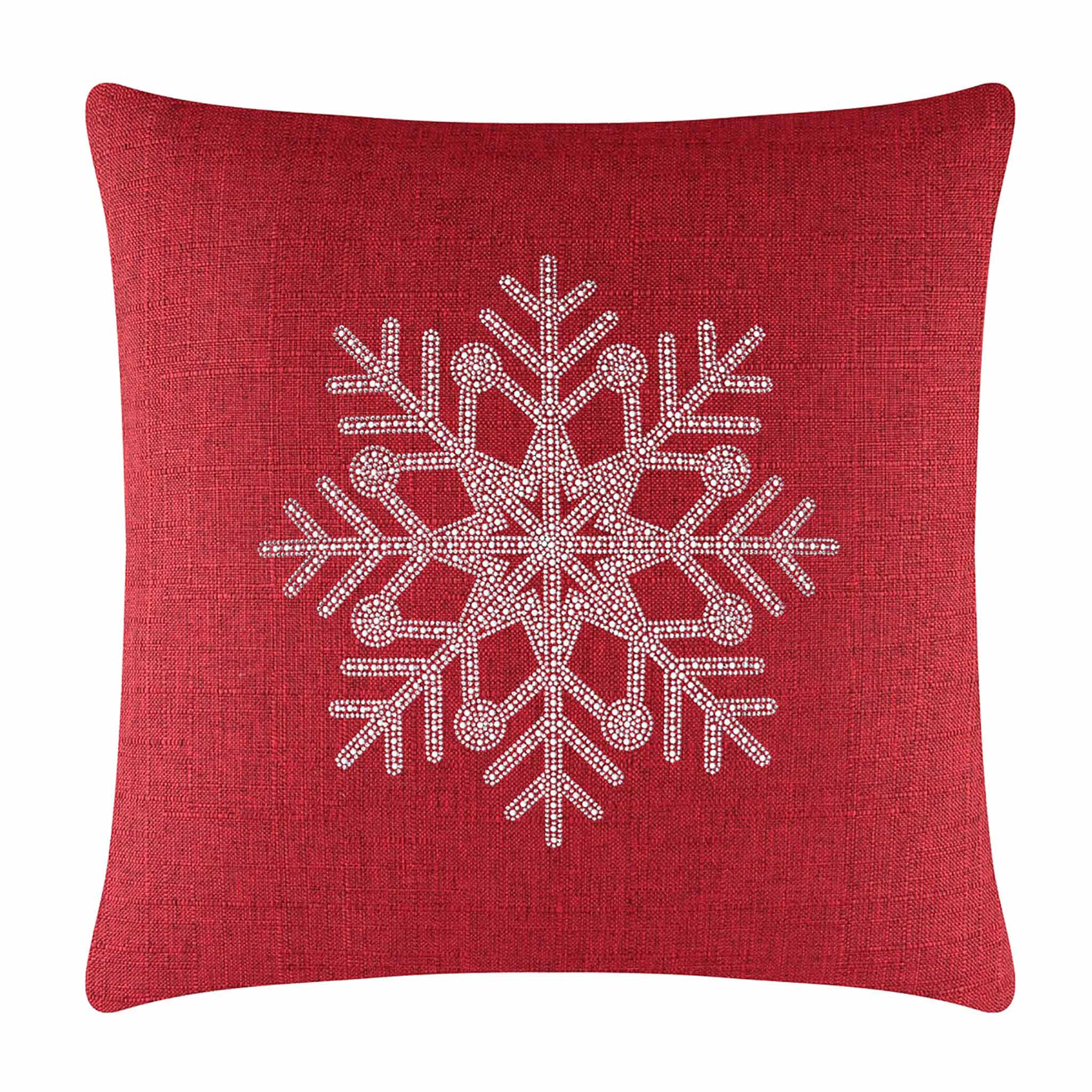 Sparkles Home - Wholesale Throw/Decorative Pillow - Rhinestone Snowflake Pillow57