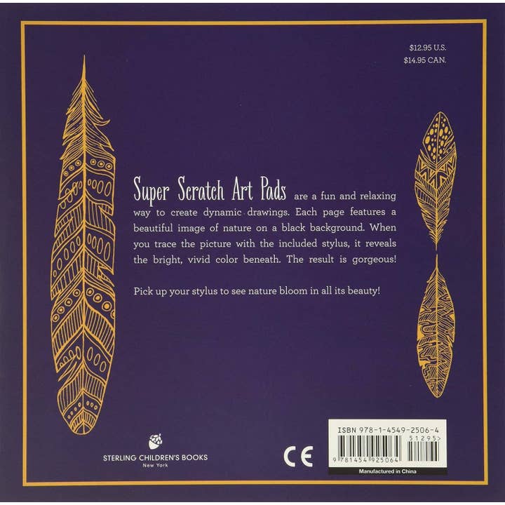 Hachette Book Group - Wholesale Activity Pad - Kids & Baby - Super Scratch Art Pads: Nature by Union Square Kids1