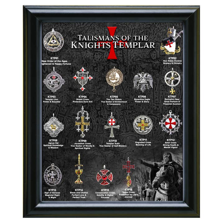 Starlinks Gifts - Wholesale Individual Charm/Pendant - Rochefort Seal for Good Fortune and Financial Acumen KT7 Knights Templar