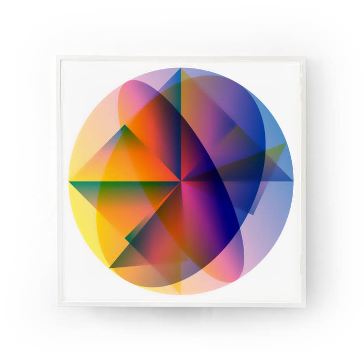 Axial (Édition 1/1, 103x103 cm) pour la vente par PosterLad