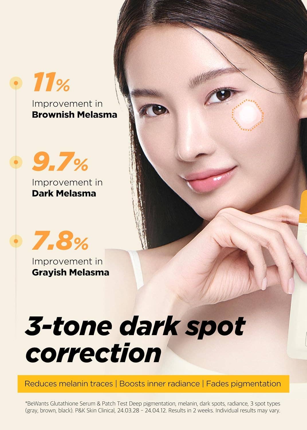 Glowiss - Wholesale Acne/Hydrocolloid Patch - BEWANTS Deep Toning Glutathione Spot Patch 9 Patches5