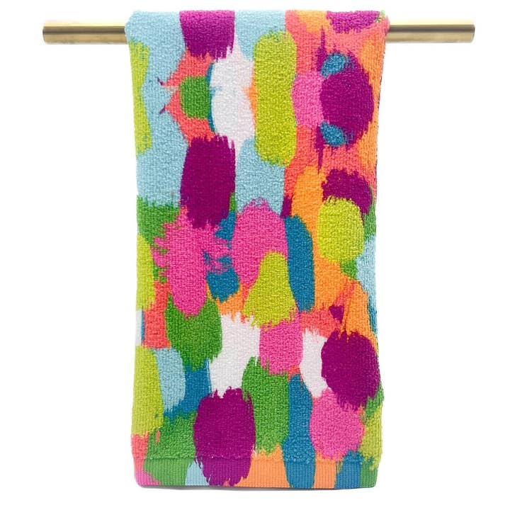 Farverig Malerklatter Viskestykke for engroshandel hos Rachel Brooks Design, LLC
