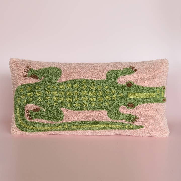 Throw Pillow | Alligator and other Purchase Wholesale alligator. Free Returns & Net 60 Terms on Faire trending on Faire.
