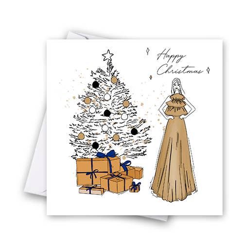 Tarjeta de Navidad Fashion Glam- La Vita para venta al por mayor de Catherine Loves