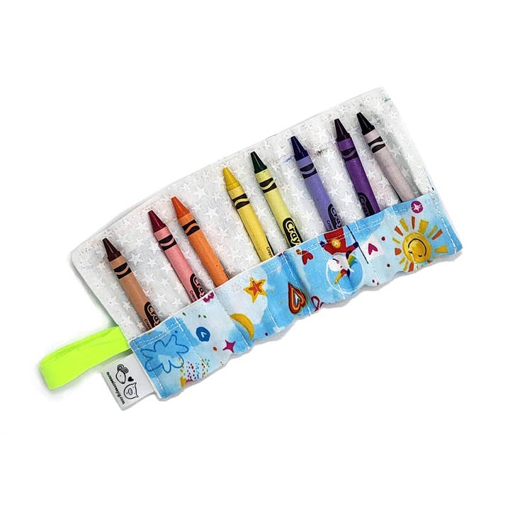 Crayon Roll - Rainbow enhörningar i rymden för wholesale av Mouse Loves Pig