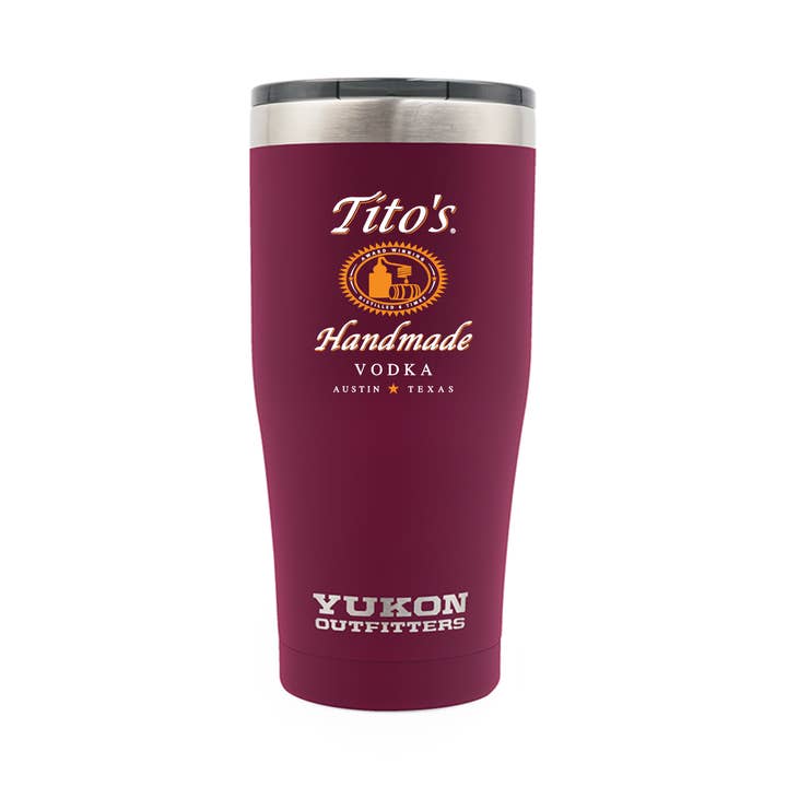 20oz Yukon Tumbler-Full Color Tito's Beverage Logo for wholesale by Fifty59 Designs