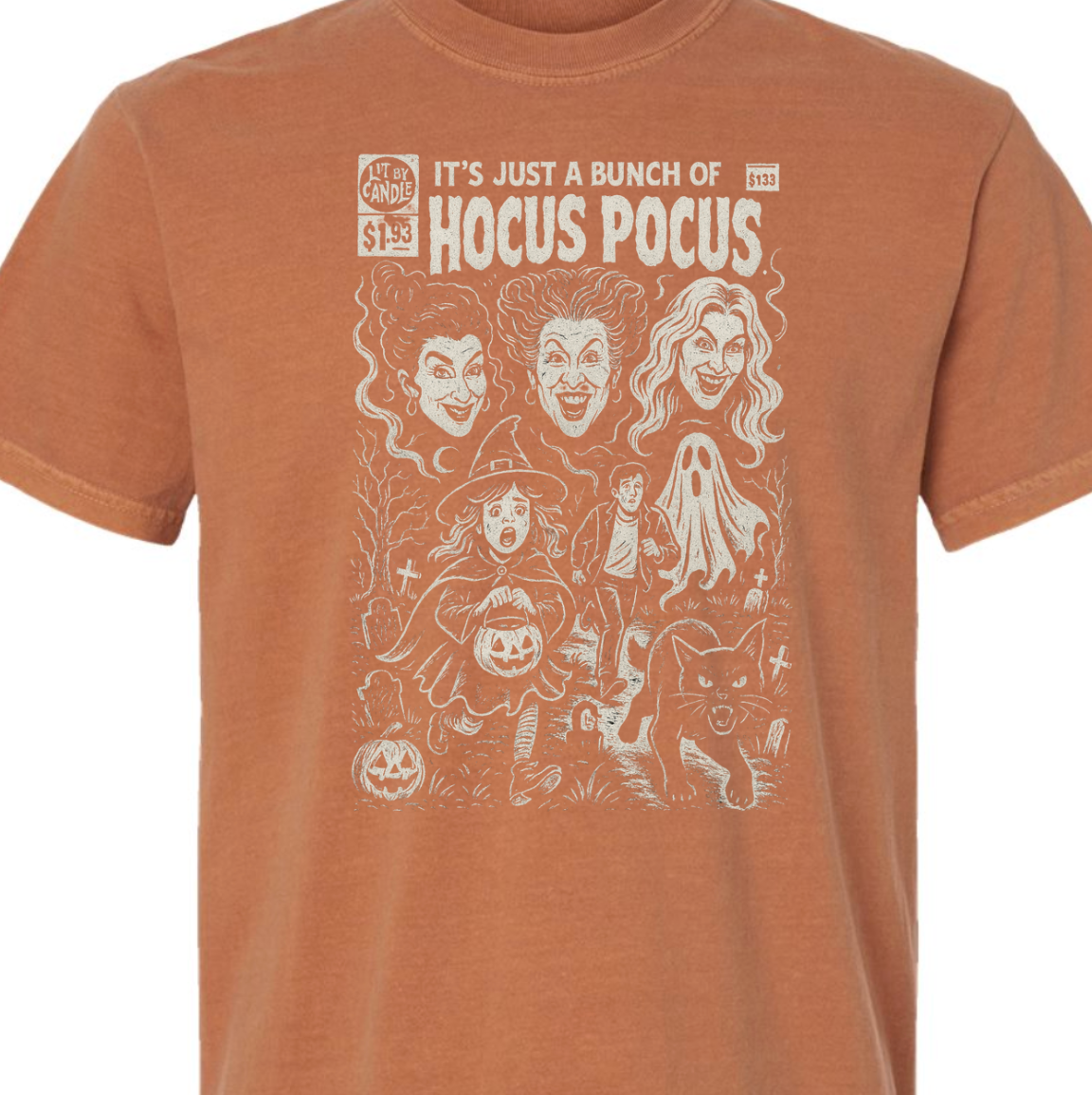 Kiki's Boutique - Wholesale Screen Printed T-Shirt - Women's - Hocus Pocus Comfort Color Tee 6