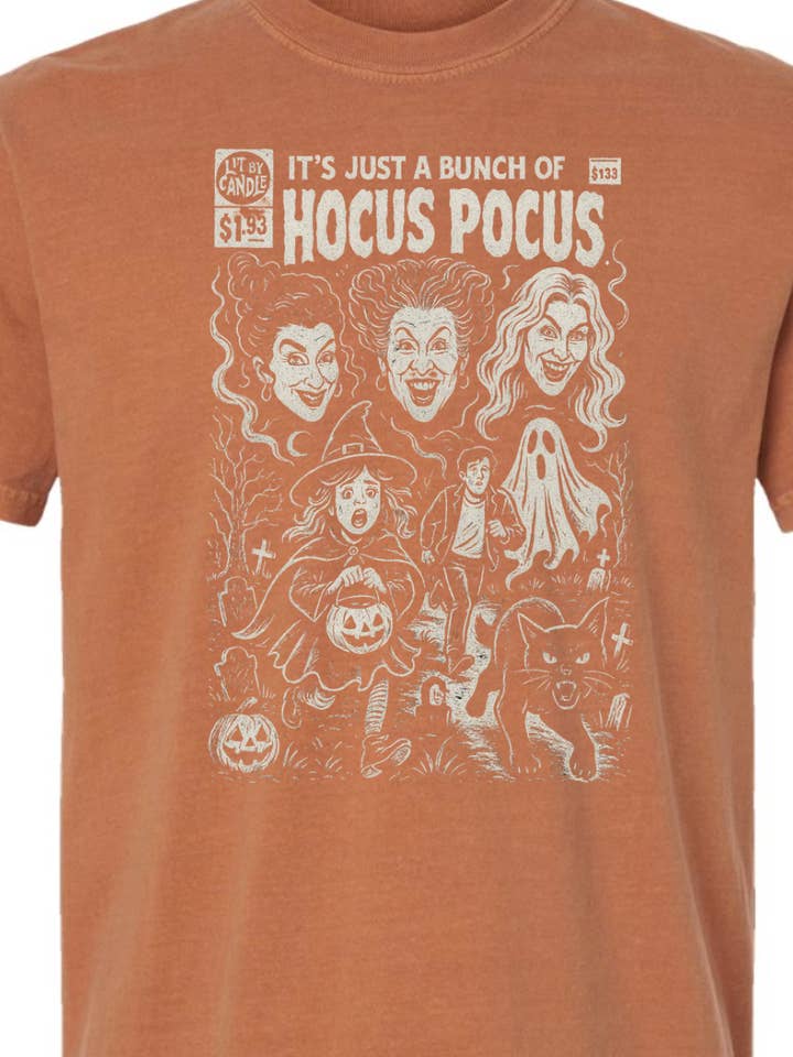 Kiki's Boutique - Wholesale Screen Printed T-Shirt - Women's - Hocus Pocus Comfort Color Tee 6