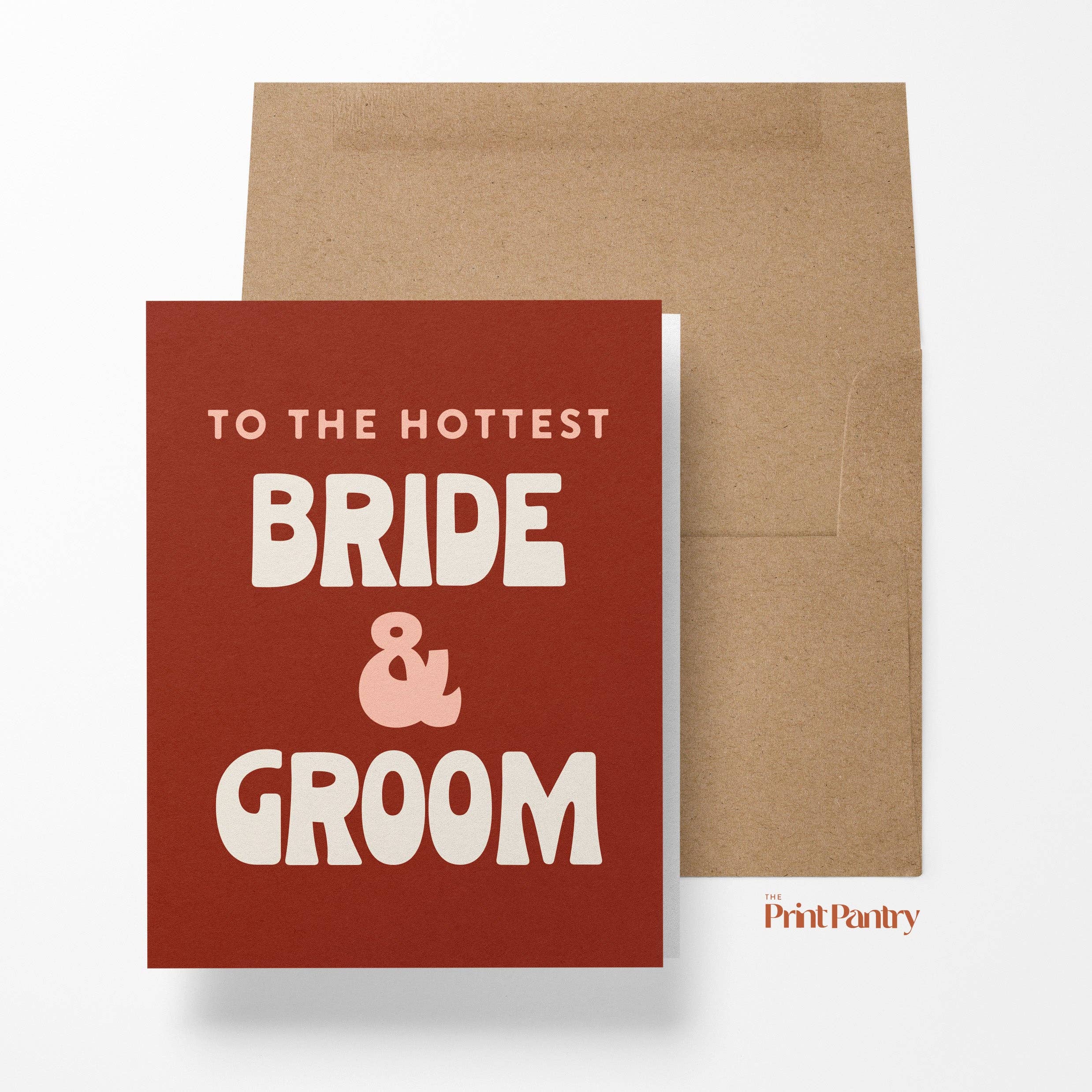The Print Pantry - Vente Faire-part de mariage - Carte The Hottest Bride & Groom2