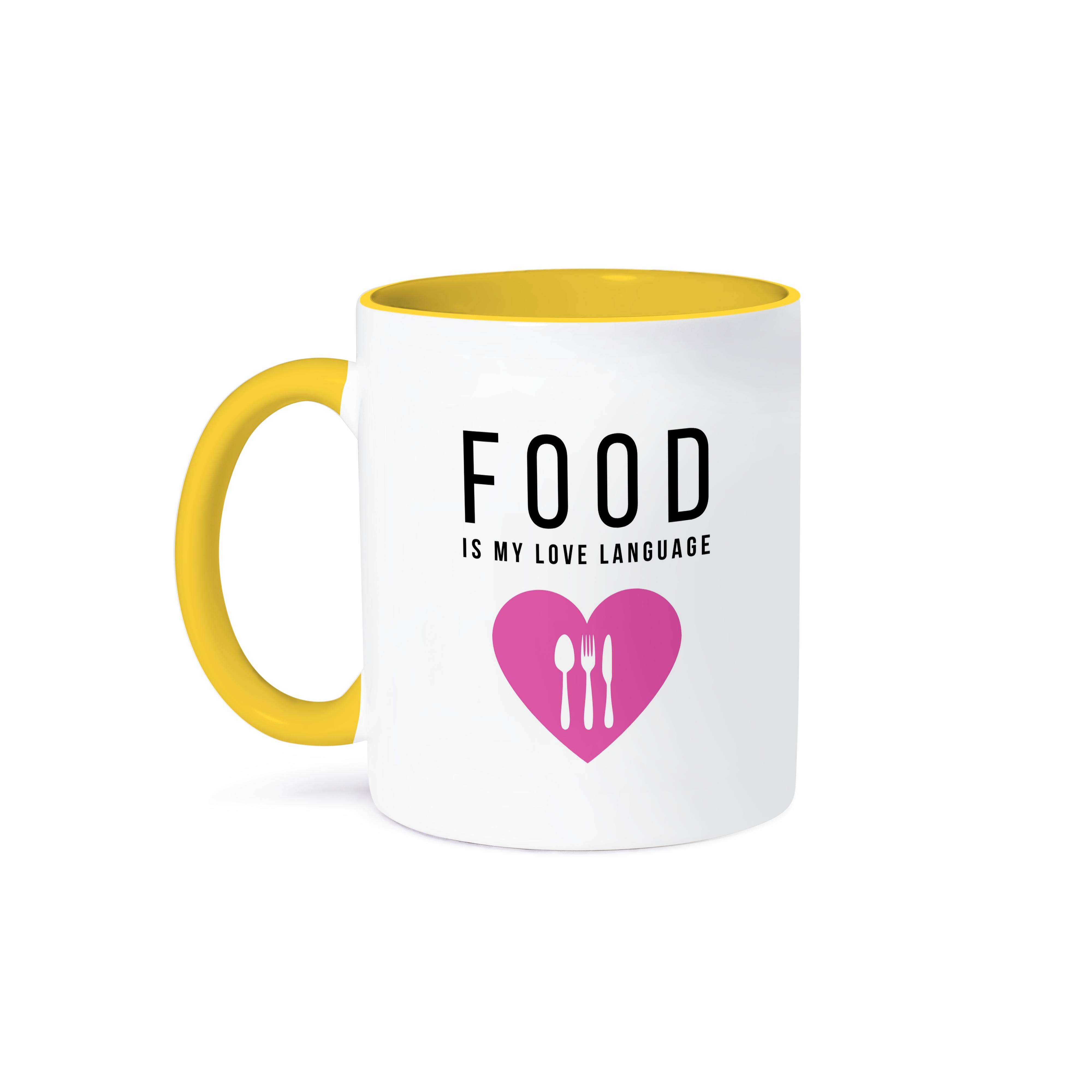 3dRose - Wholesale Coffee Mug - 3dRose, Food is My Love Language Foodie Cooking Lover Cook Baker Chef Baking, Mug0