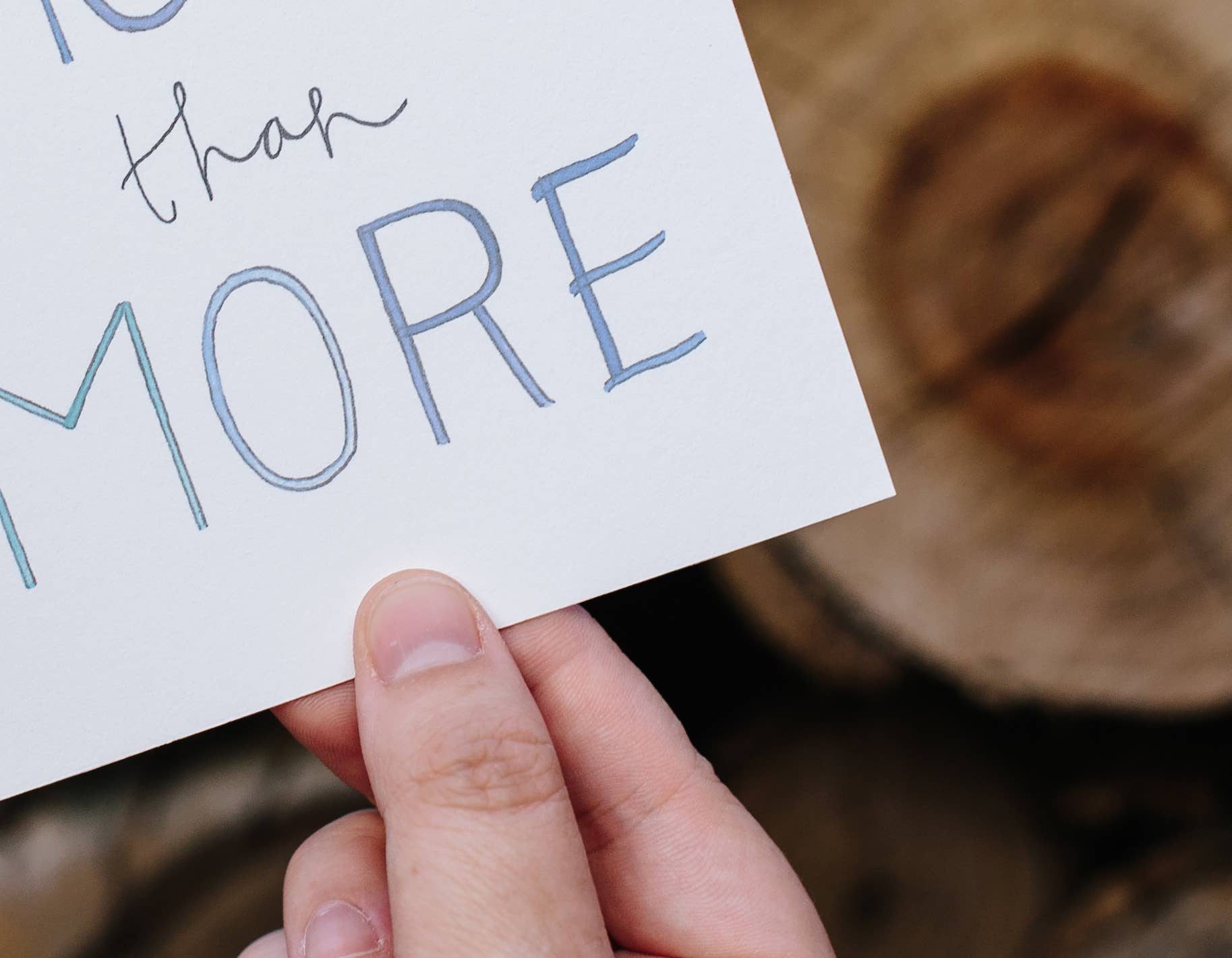 Lacelit | Stationery & Gifts by Kimberly Kuniko - Wholesale Love Card - More than More | Love, Friendship, & Anniversary Card1