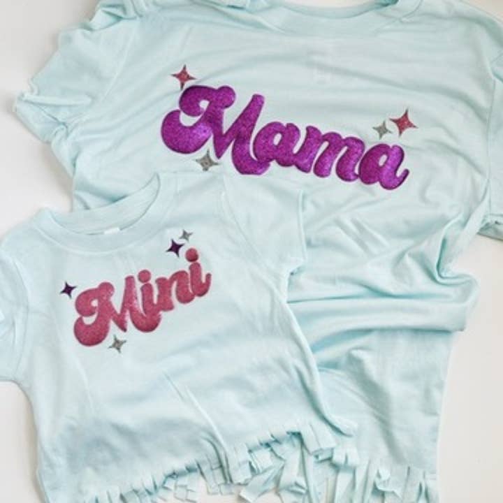 "Mama & Mini" Matching Fringe T-Shirts for wholesale by Page and Riggs Designs, LLC