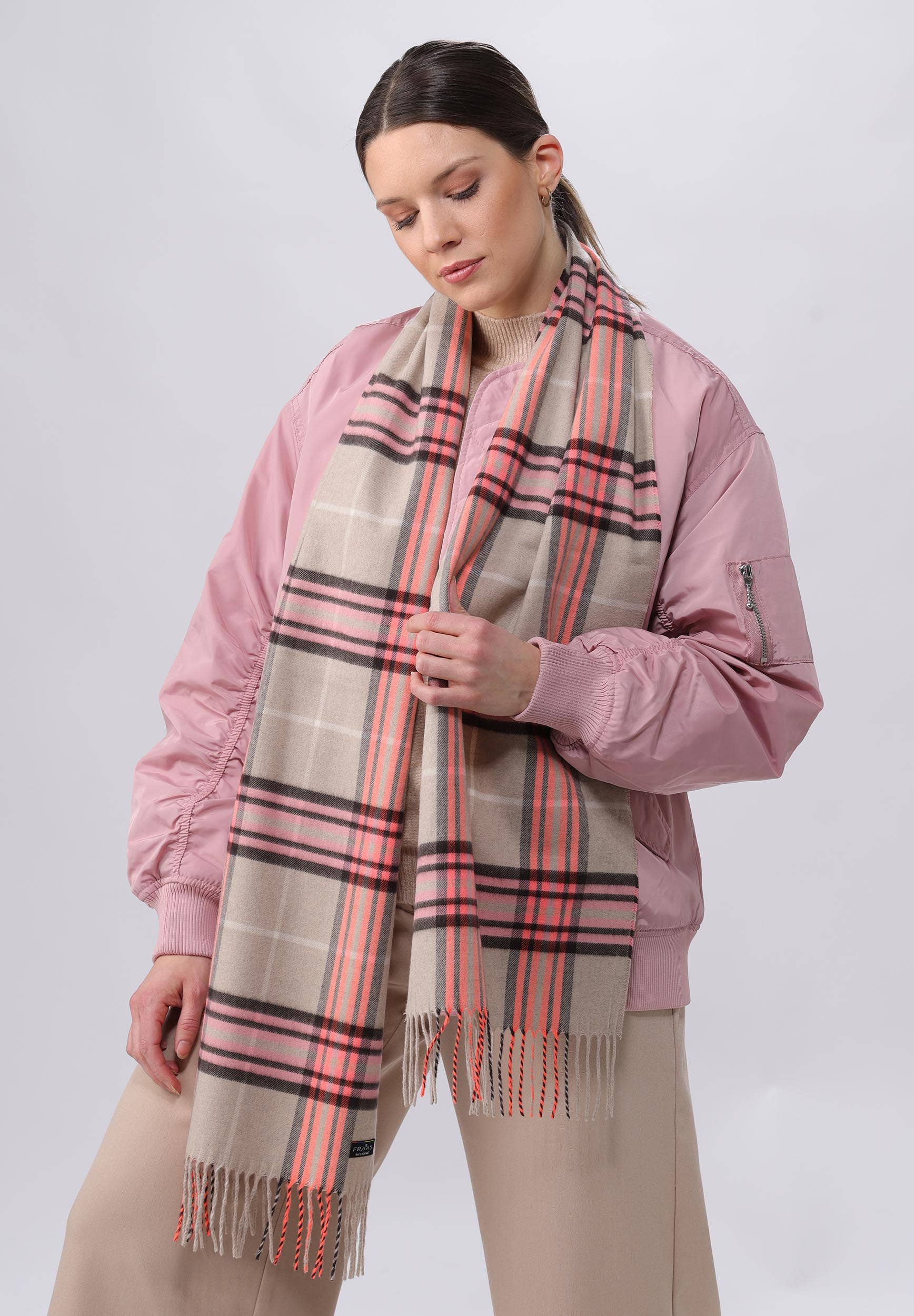 FRAAS - The Scarf Company - Wholesale Scarf - Women's - FRAAS Plaid Cashmink® Scarf16