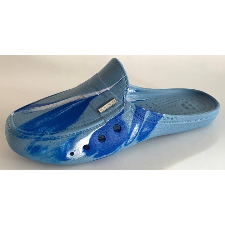 Grissini shoes - Wholesale Mules - Women's - CHANCE ® Tie Dye Blue Mule Loafer2