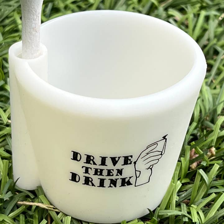YourTeeShot - Vendita all'ingrosso Regalo divertente/originale - Nuovo articolo regalo/promozionale per il golf - Edizione «Drive Then Drink»