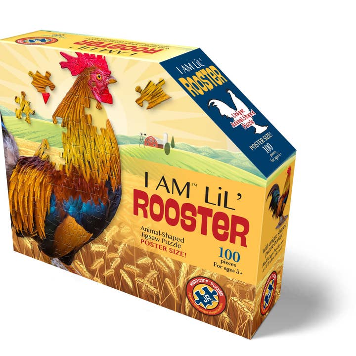 Madd Capp Games & Puzzles - Wholesale Puzzle - Kids - I AM Lil' Rooster 100 piece jigsaw puzzle - gift1