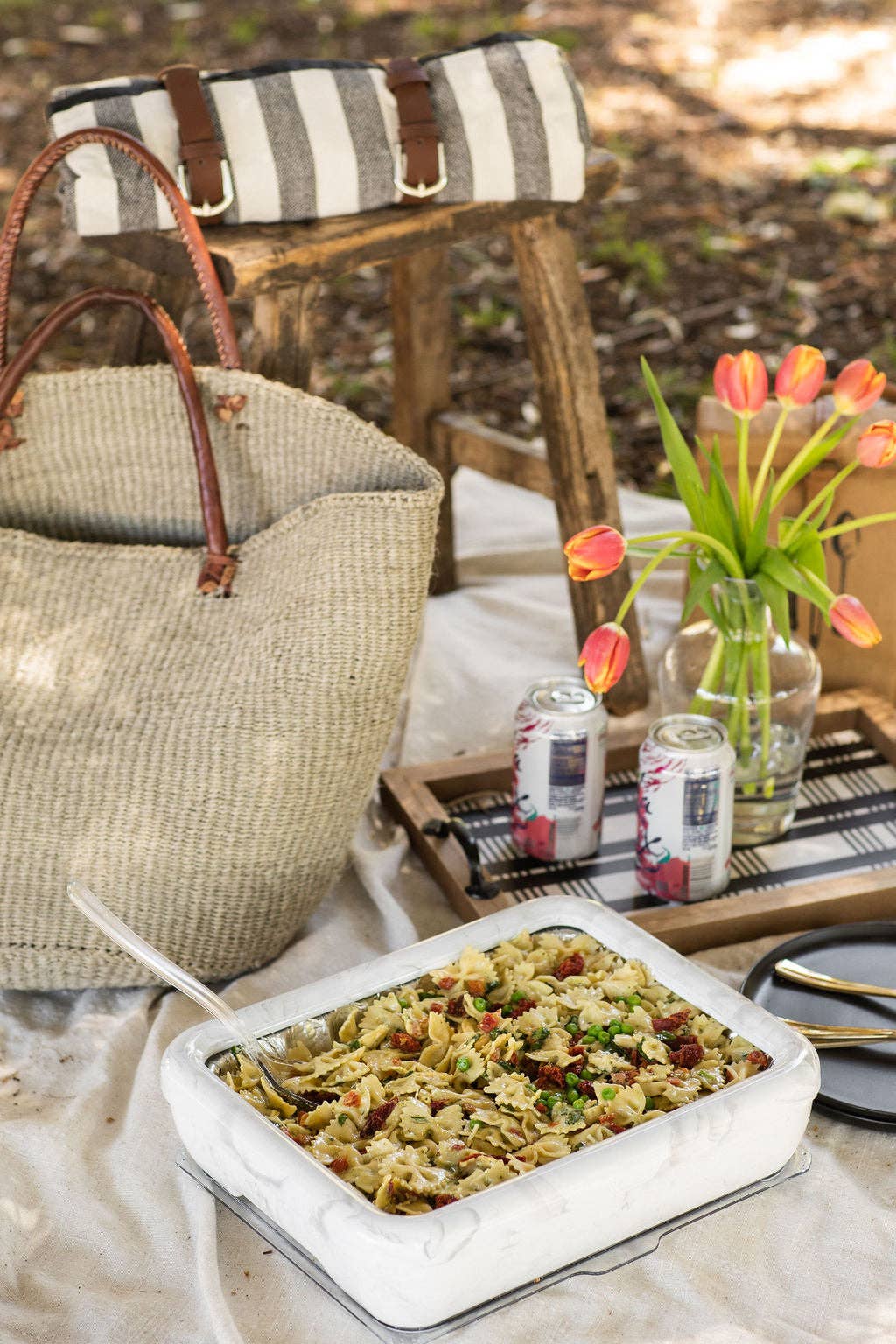 Fancy Panz - Wholesale Casserole Carrier - Classic Set - Pan Frame w/ Lid & Serving Spoon - Marble4