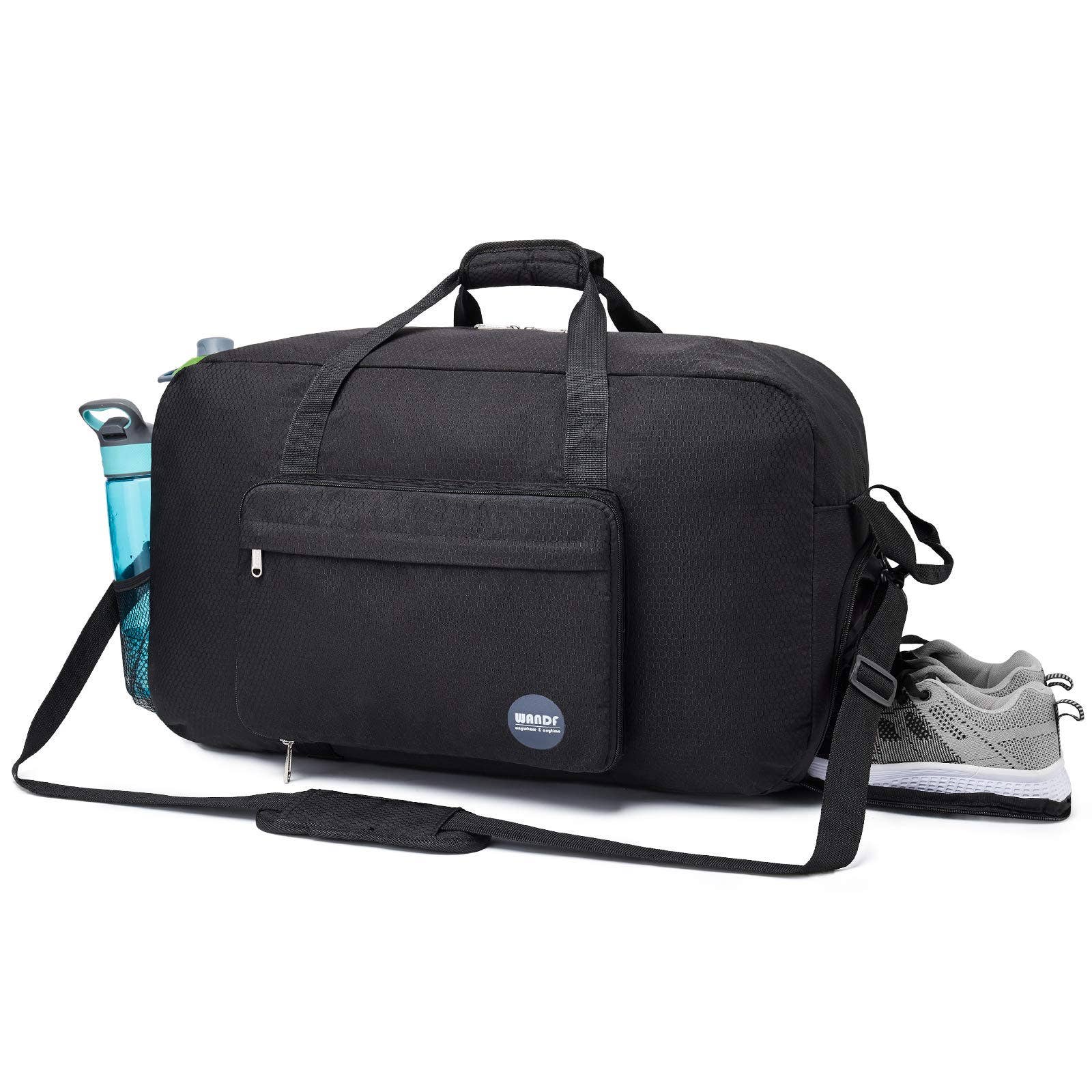 wandf – Saco de viagem - Unissexo por atacado – Mochila de viagem de bolso RFID anti-roubo WANDF preta8