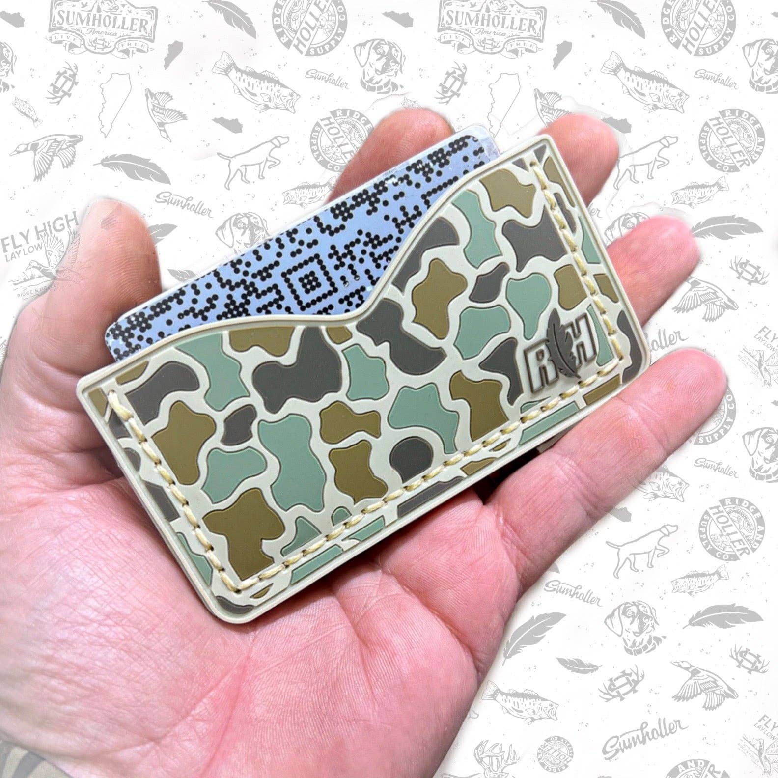 Ridge&Holler – Carteira – Homem por atacado – Carteira Camo Carry1