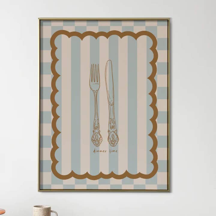 Dinner Time Print for wholesale by Hollie Newton Studio