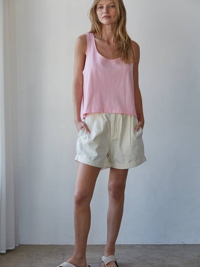 By Together - Wholesale Tank Top - Women's - L8751 | Knit Cotton Scoop Neck Sleeveless Tank Top7