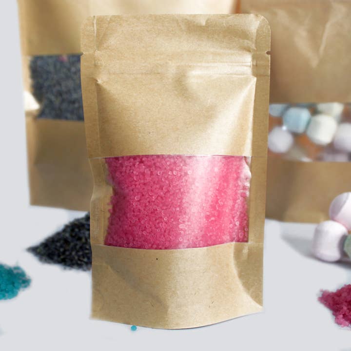 AW Aromatics Limited - Wholesale Gift Bag - Kraft Window Gift Bag, 10x16 cm2