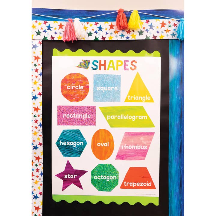 Carson Dellosa Education - Wholesale Poster - Kids & Baby - World of Eric Carle™ Shapes Chart2