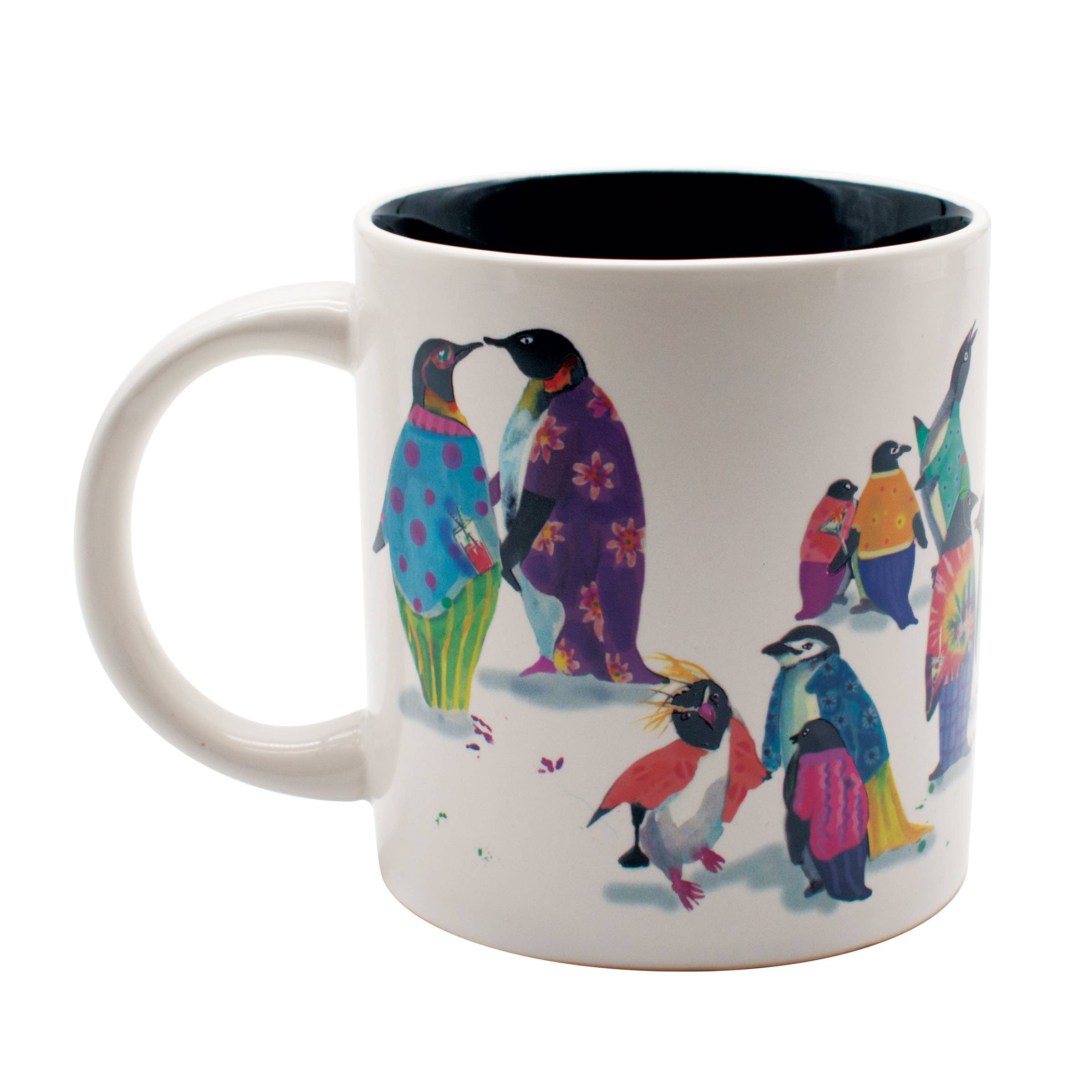Unemployed Philosophers Guild - Wholesale Coffee Mug - Penguin Party Heat-Changing Coffee Mug1
