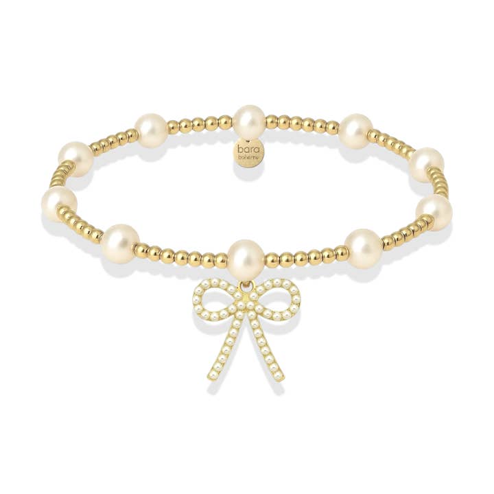 Bara + Perlenbogen | Vergoldetes Charm-Armband für den Großhandel von bara boheme