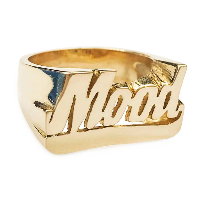 Anel de Sinete de Latão Mood por atacado de SNASH JEWELRY