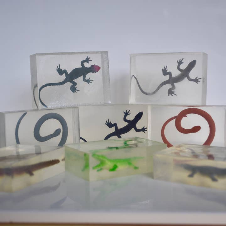 Reptile Toy Soap (Fragrance free & Vegan Friendly) for wholesale by Handmade by Tink