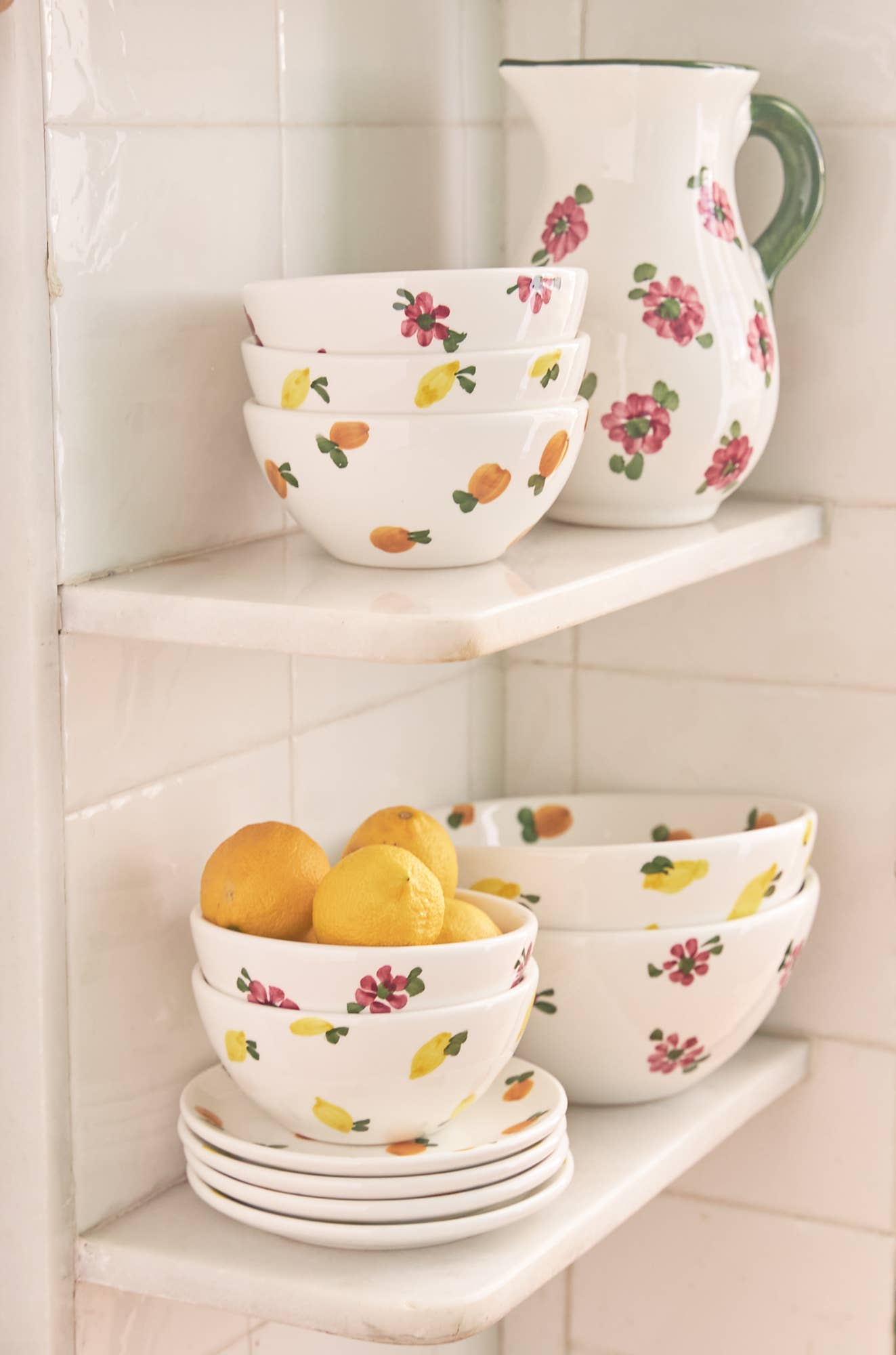 Really Nice Things - Wholesale Bowl - Set 2 Ceramic Bowls (Lemons and Oranges)1