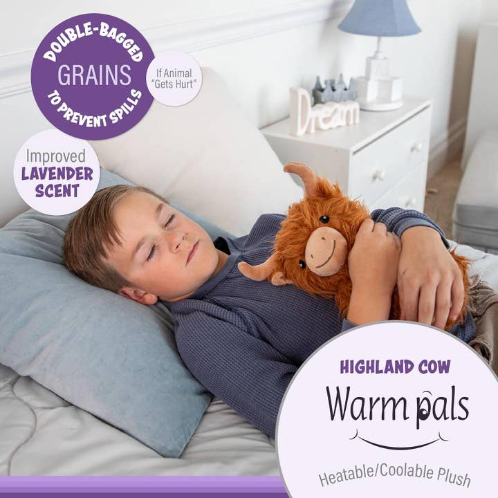 1i4 Group - Wholesale Stuffed/Plush Toy - Kids & Baby - Henry Highland Cow Warm Pal