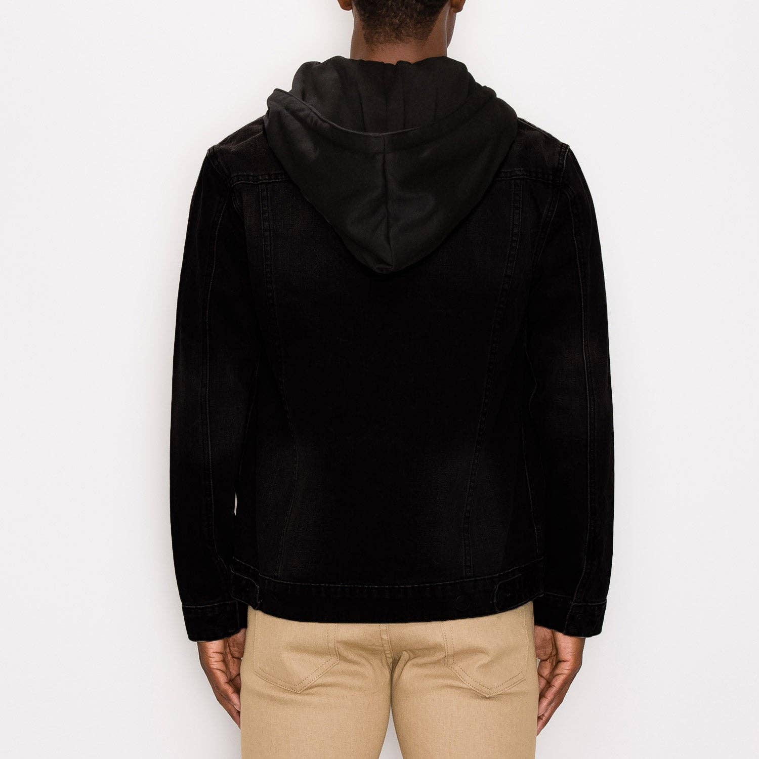 Victorious - Wholesale Denim Jacket - Men's - DK109 LAYERED HOODED DENIM JACKET (OPEN PACK)9