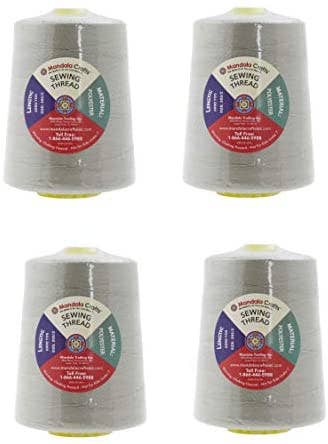Mandala Crafts - Wholesale Thread - Mandala Crafts All Purpose Sewing Thread from Polyester for Serger, Overlock, Quilting, Sewing Machine32